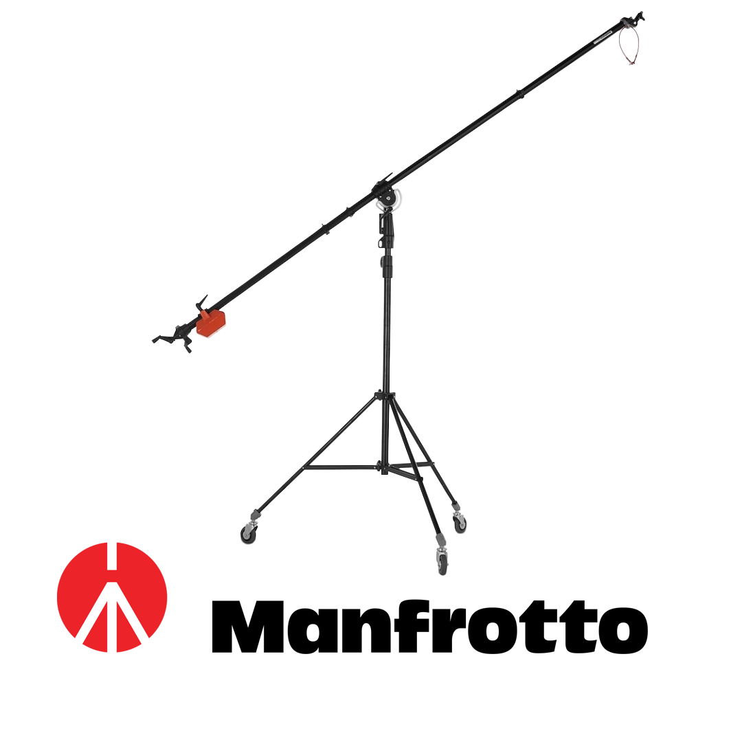 Manfrotto 025BS Black Super Light Boom (Deve Boynu Stand Işık Ayağı)